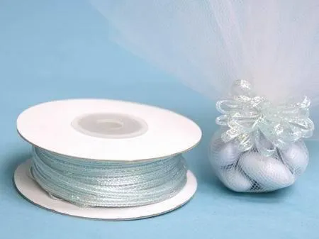 50 Yards 1/8" DIY Baby Blue Pull Ribbon Wedding Party Dress Favor Gift Craft