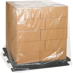 58 x 43 x 76" - 2 Mil Clear Pallet Covers