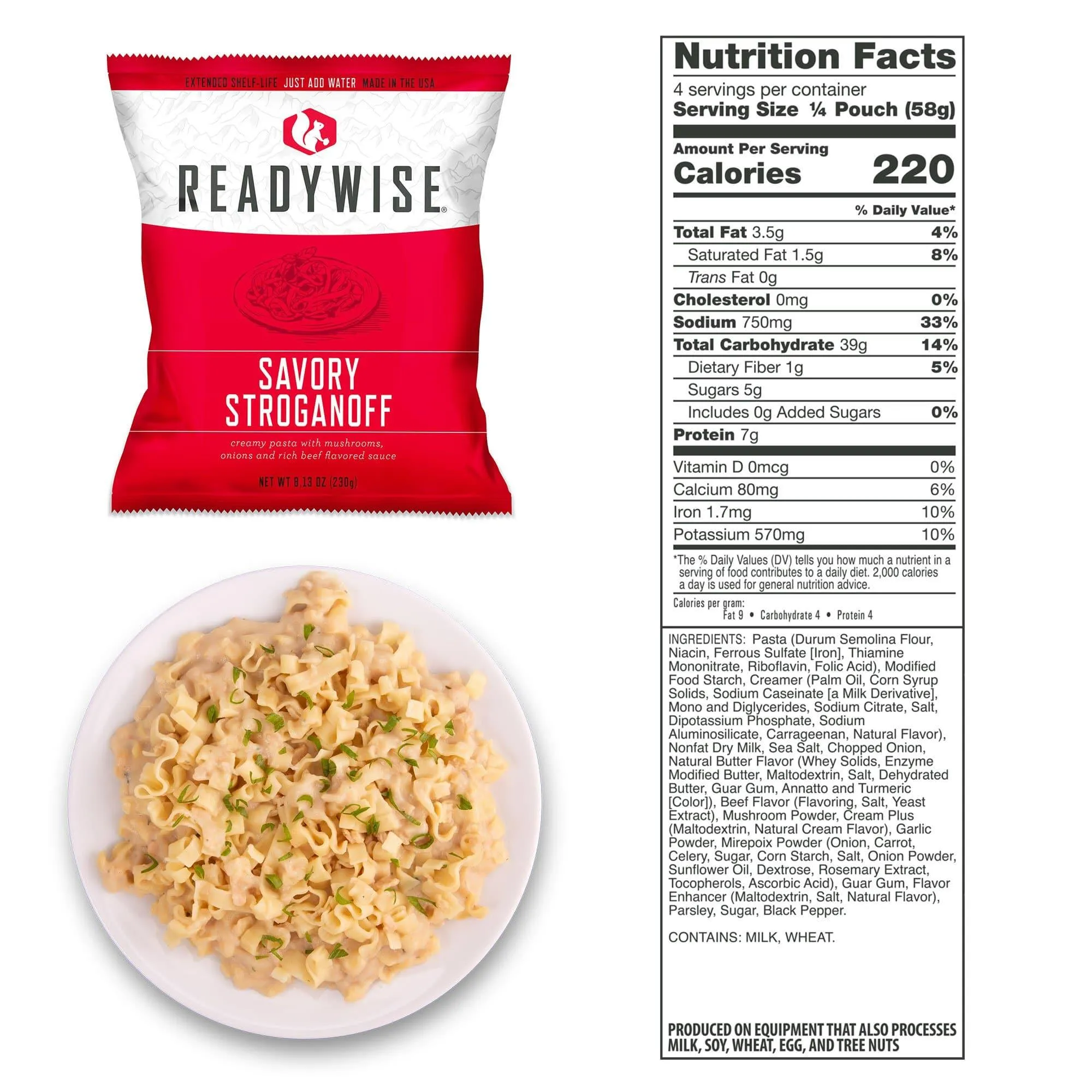 960 Servings of Ready Wise Emergency Survival Food Storage