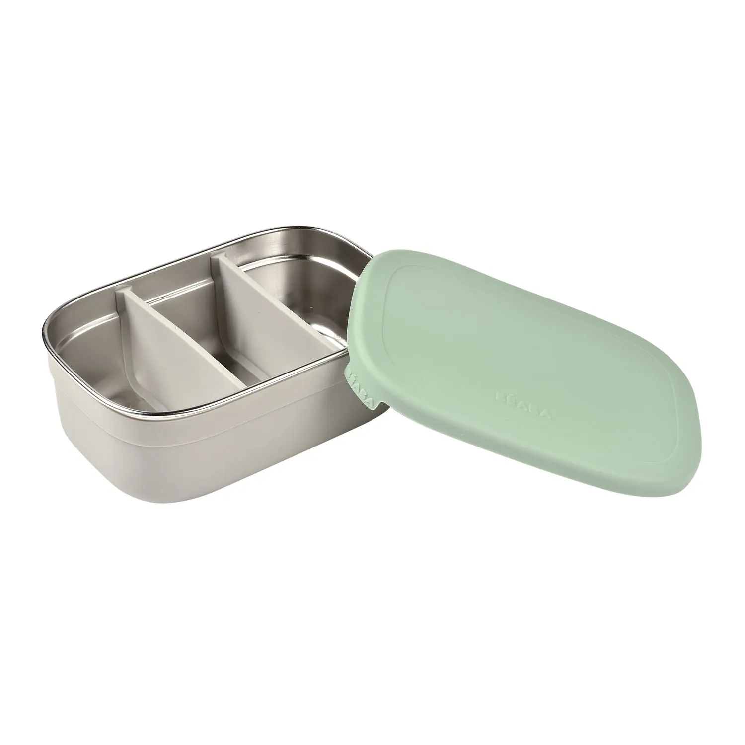 Beaba Stainless Steel Lunch Box - Sage Green