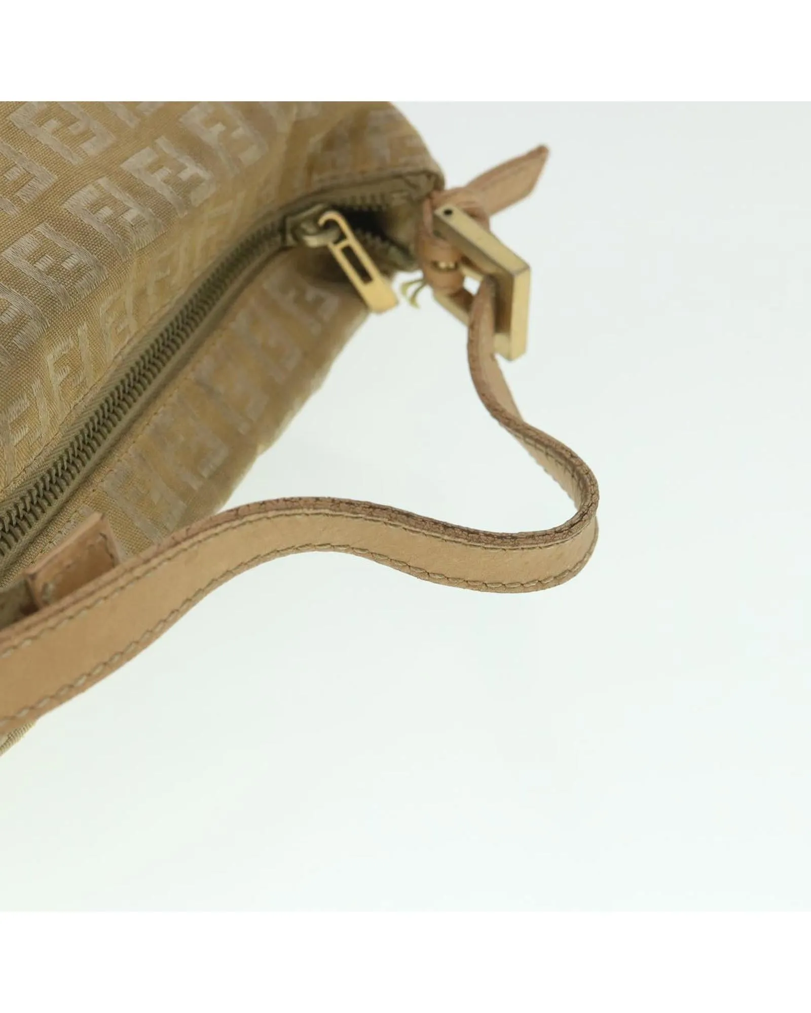 Beige Zucchino Canvas Pouch