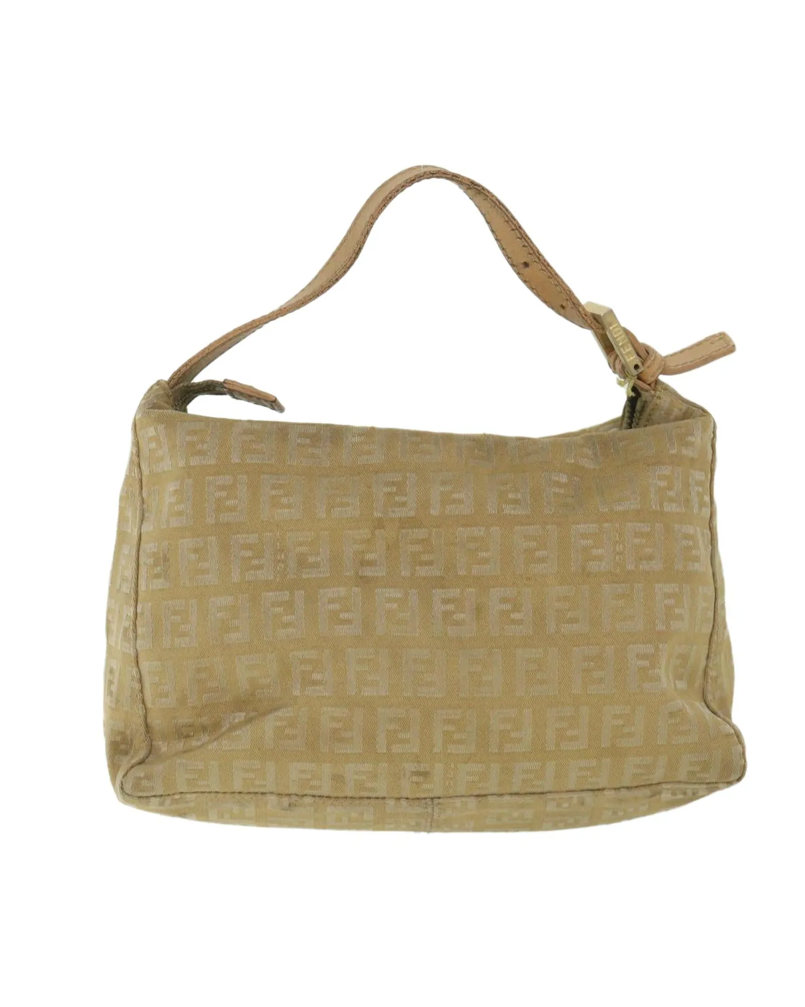 Beige Zucchino Canvas Pouch