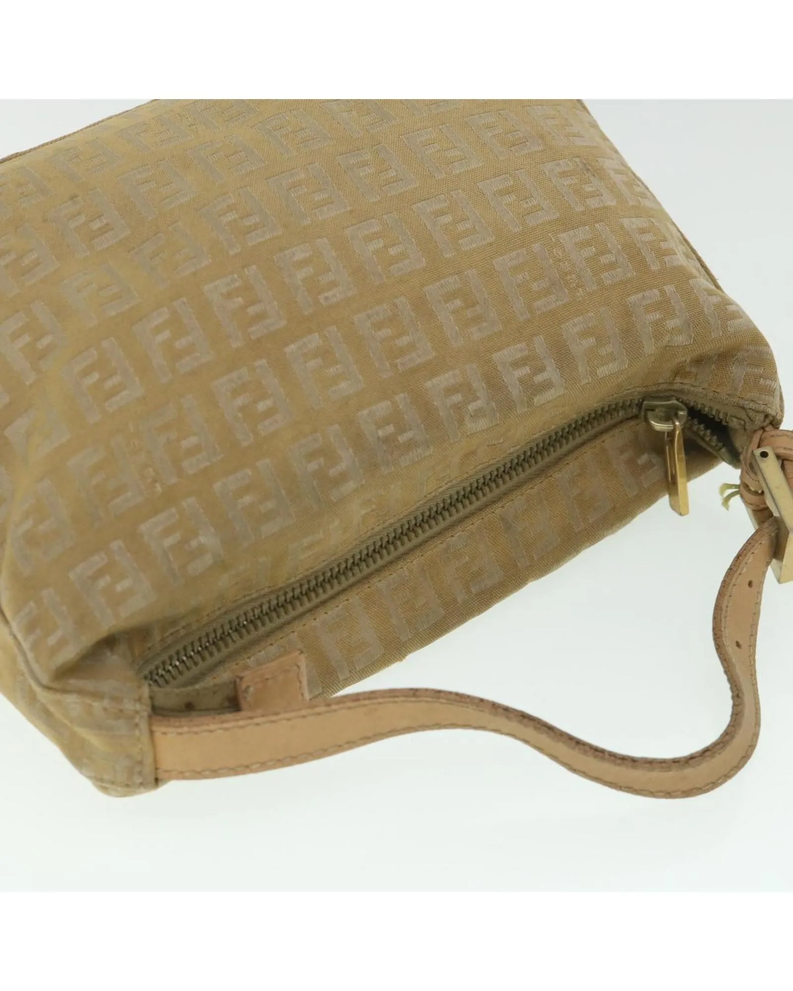 Beige Zucchino Canvas Pouch