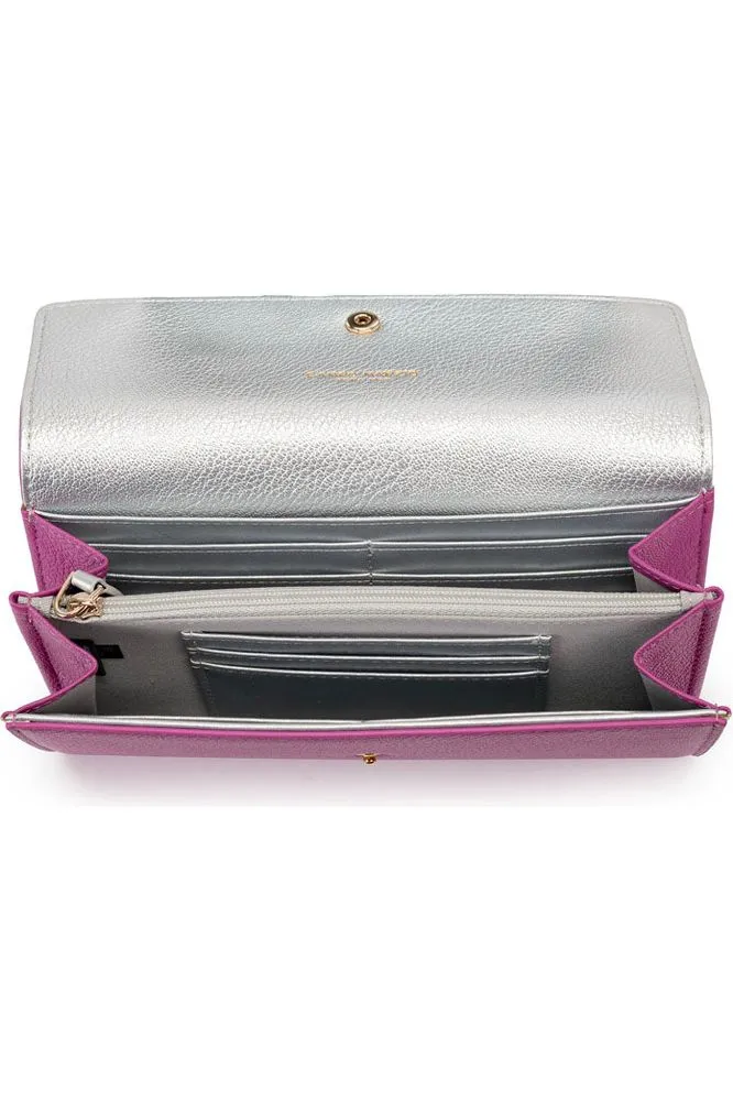 Campo Marzio Ellen Wallet - Mauve Silver