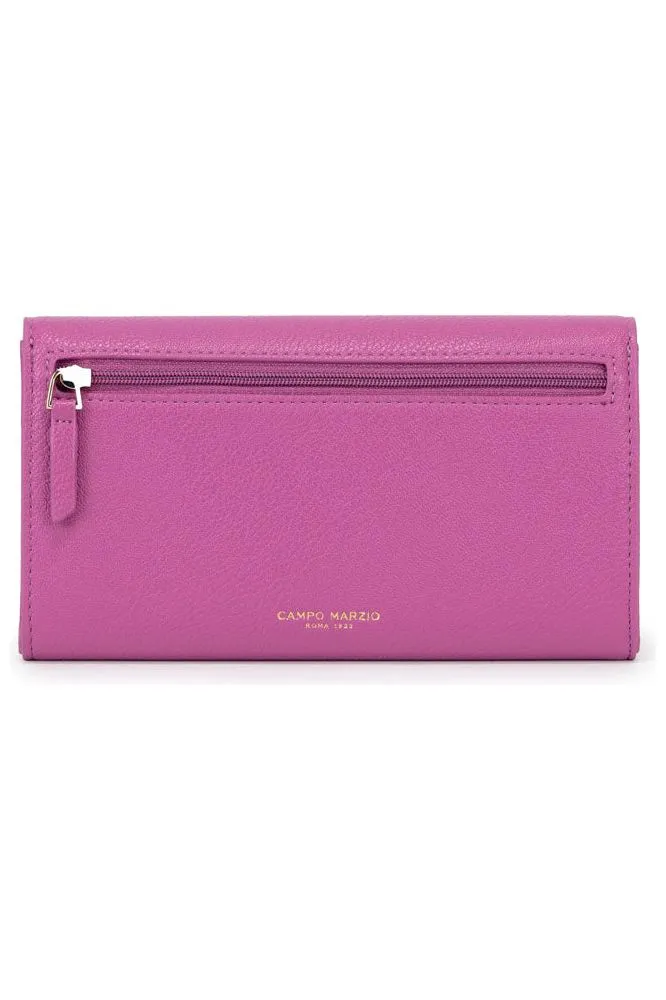 Campo Marzio Ellen Wallet - Mauve Silver