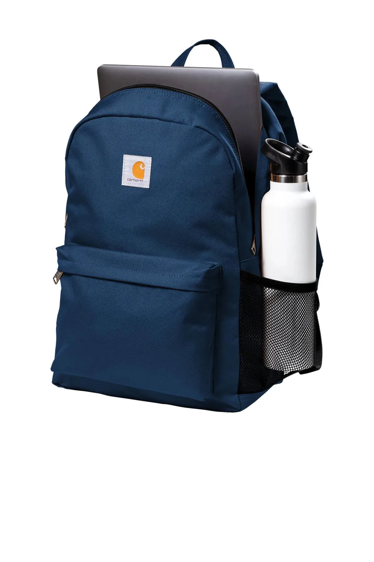 Carhartt Canvas Branded Backpacks, Navy