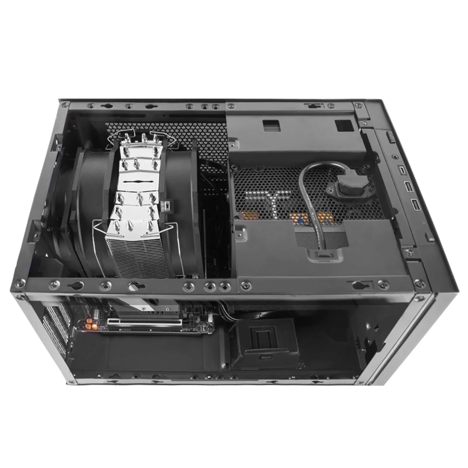 Case Silverstone SUGO 15, Mini-Tower, SST-SG15S, silver