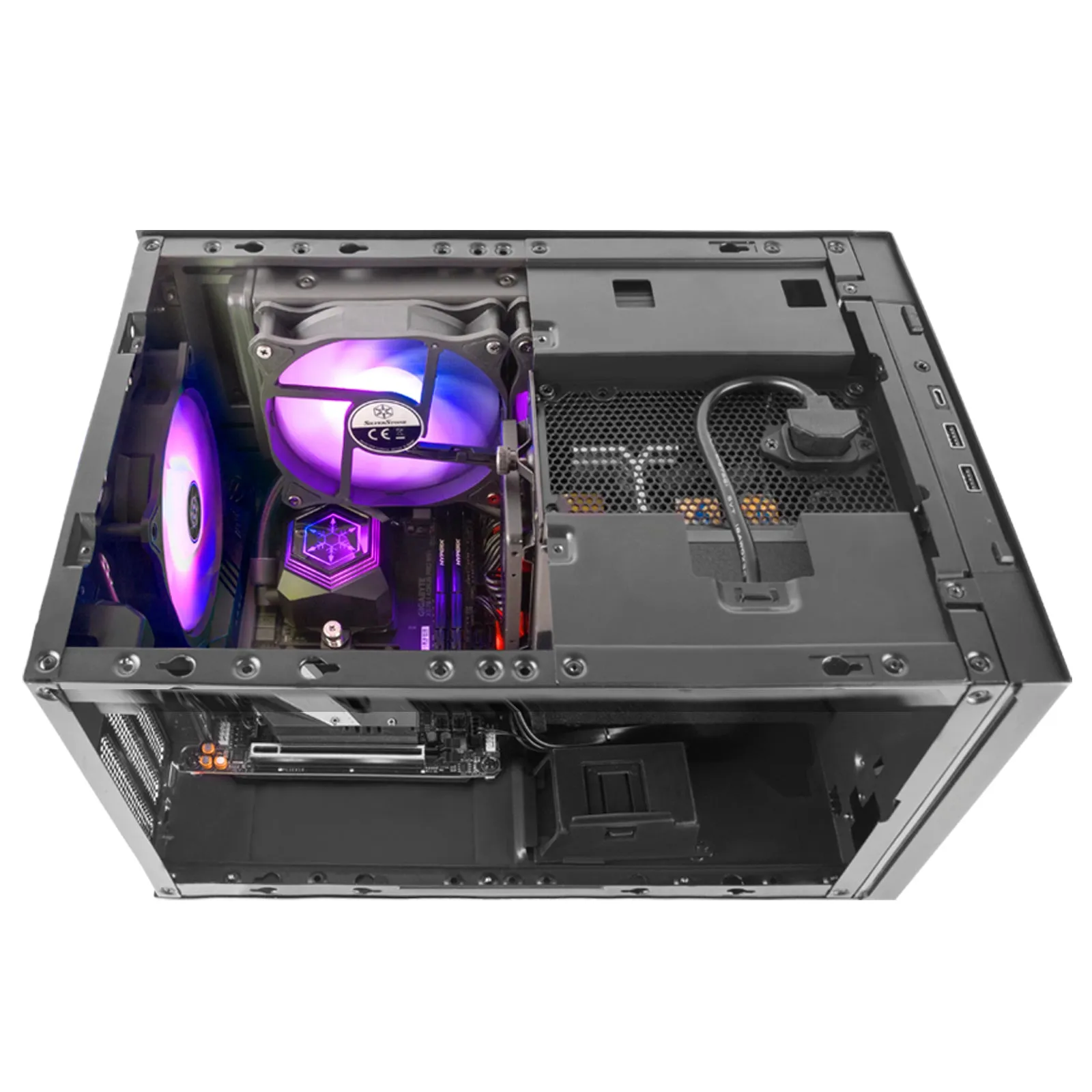 Case Silverstone SUGO 15, Mini-Tower, SST-SG15S, silver