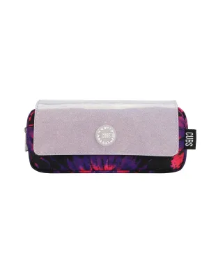 Cubs Black and Purple Tie Dye High School Pencil Case