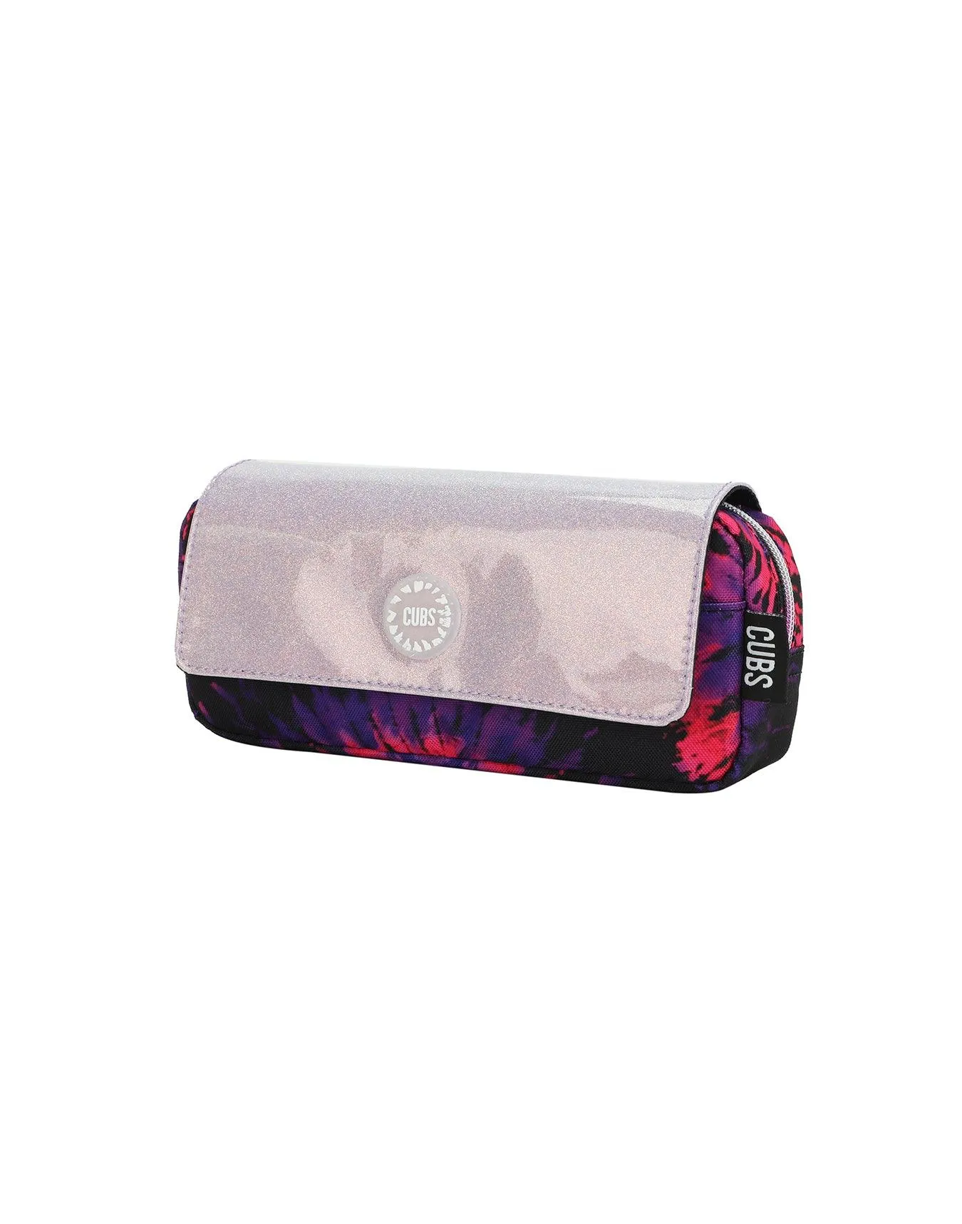 Cubs Black and Purple Tie Dye High School Pencil Case