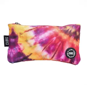 CUBS PURPLE TIE DYE BIG AND BASIC PENCIL CASE