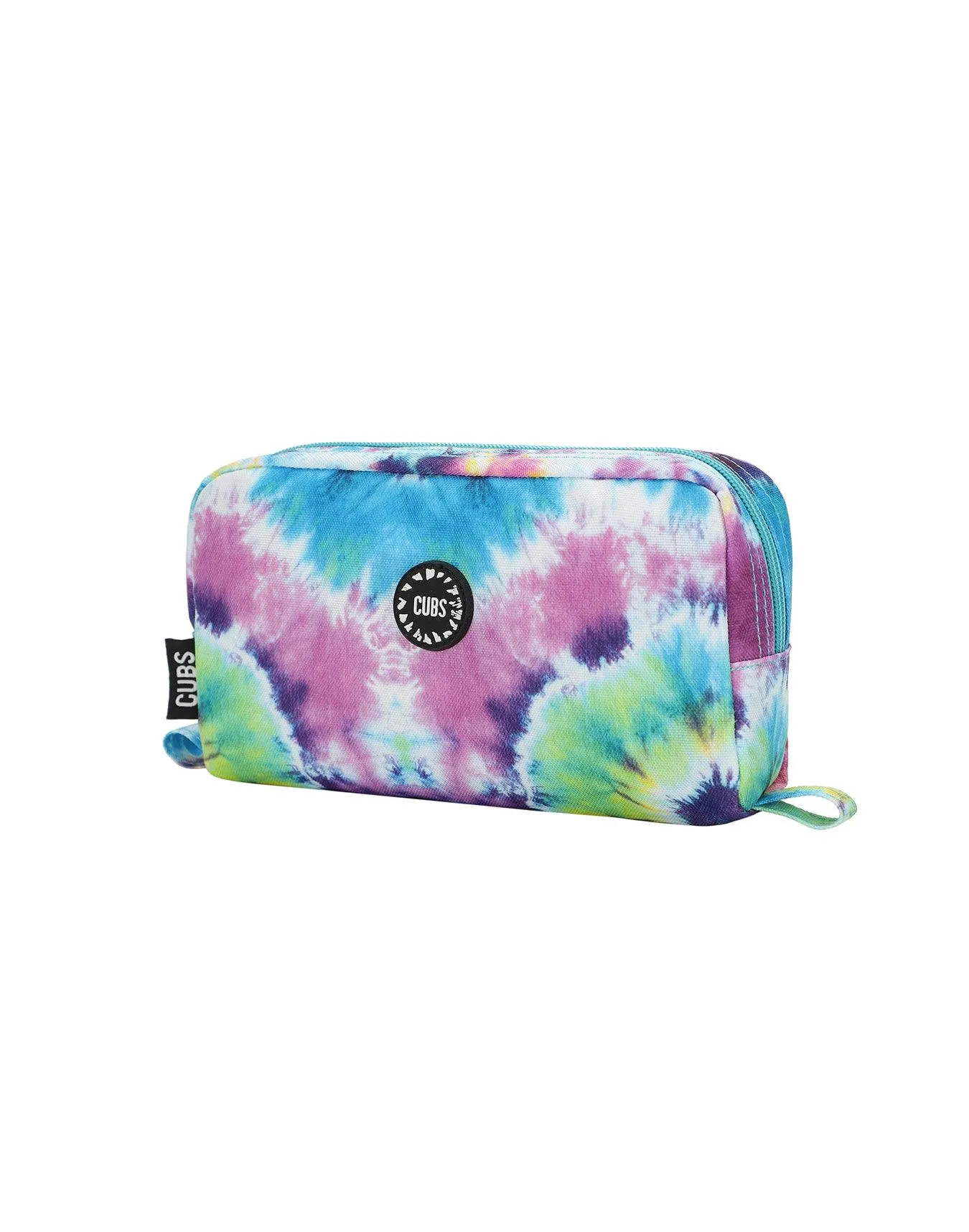 Cubs Tie Dye Purple And Turquoise Pencil Case