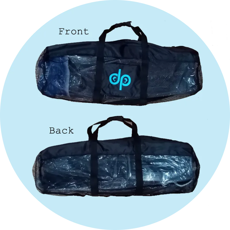 DP LONG FIN MESH DUFFEL BAG