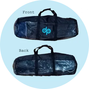 DP LONG FIN MESH DUFFEL BAG