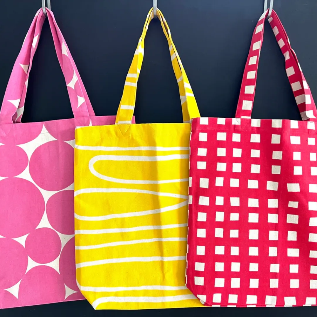 Easy Tote Bag - Loopy Yellow