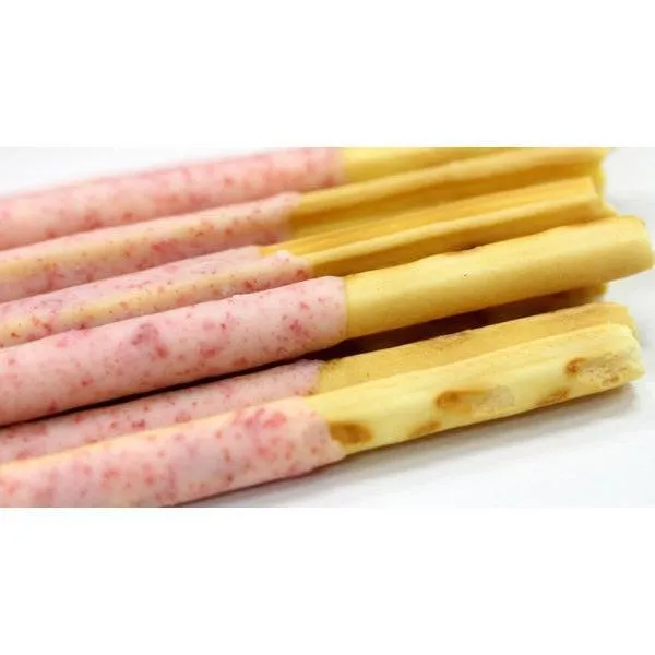 Glico Strawberry Pocky Strawberry Chocolate Biscuit Sticks (Pack of 6)