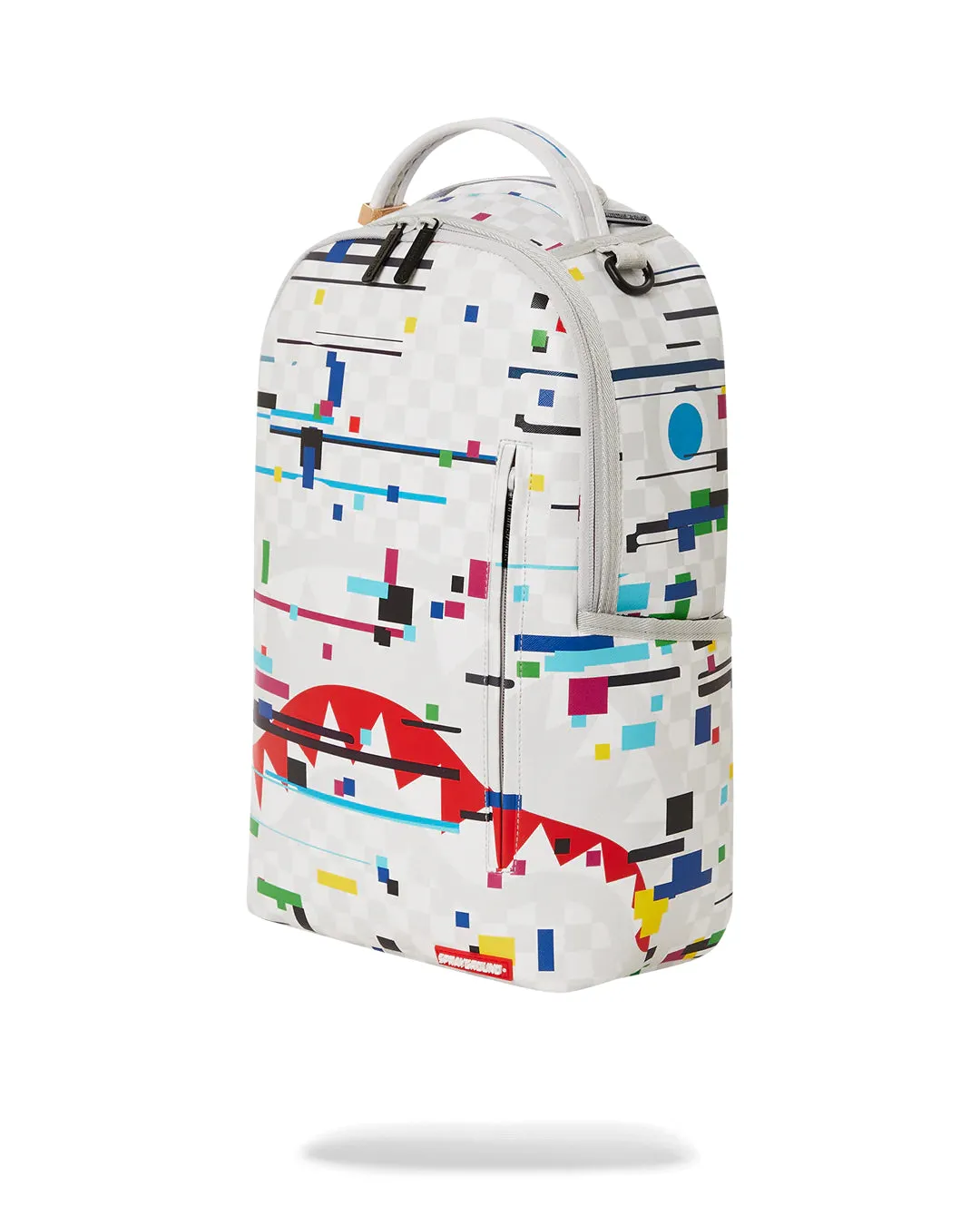 Glitch White Check Dlxvv Backpack