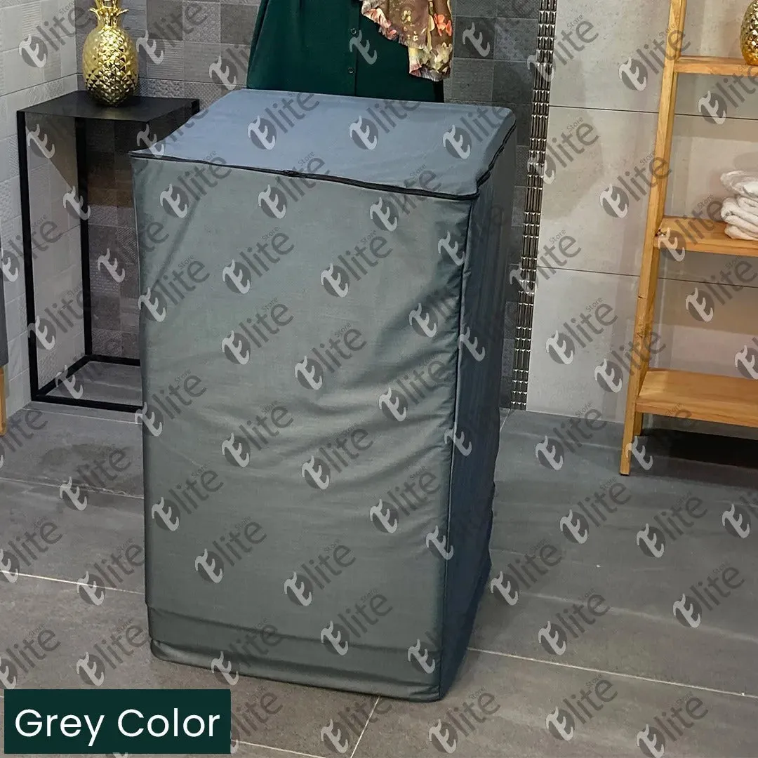 Grey Color 100% Waterproof Top Loaded Washing Machine Cover