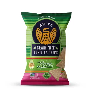 Lime Grain Free Tortilla Chips 5 oz - 6 Bags