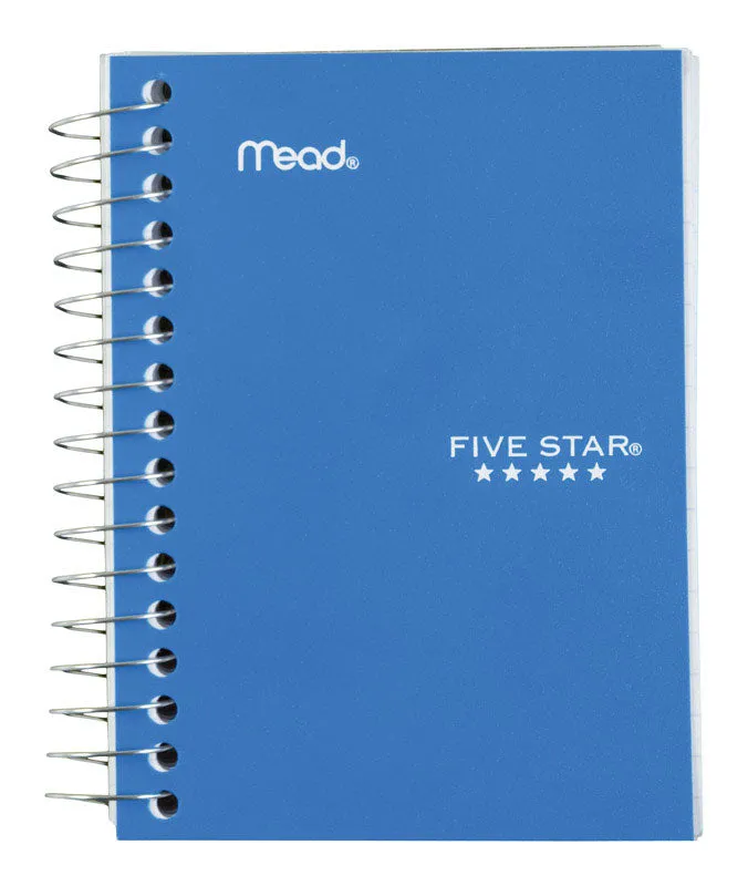 Mead 3-1/2 in. W X 5-1/2 in. L College Ruled Spiral Assorted Notebook