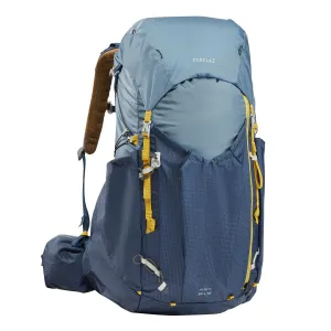 Men's tourist backpack 50 10 l Forclaz MT900 UL, gray-blue