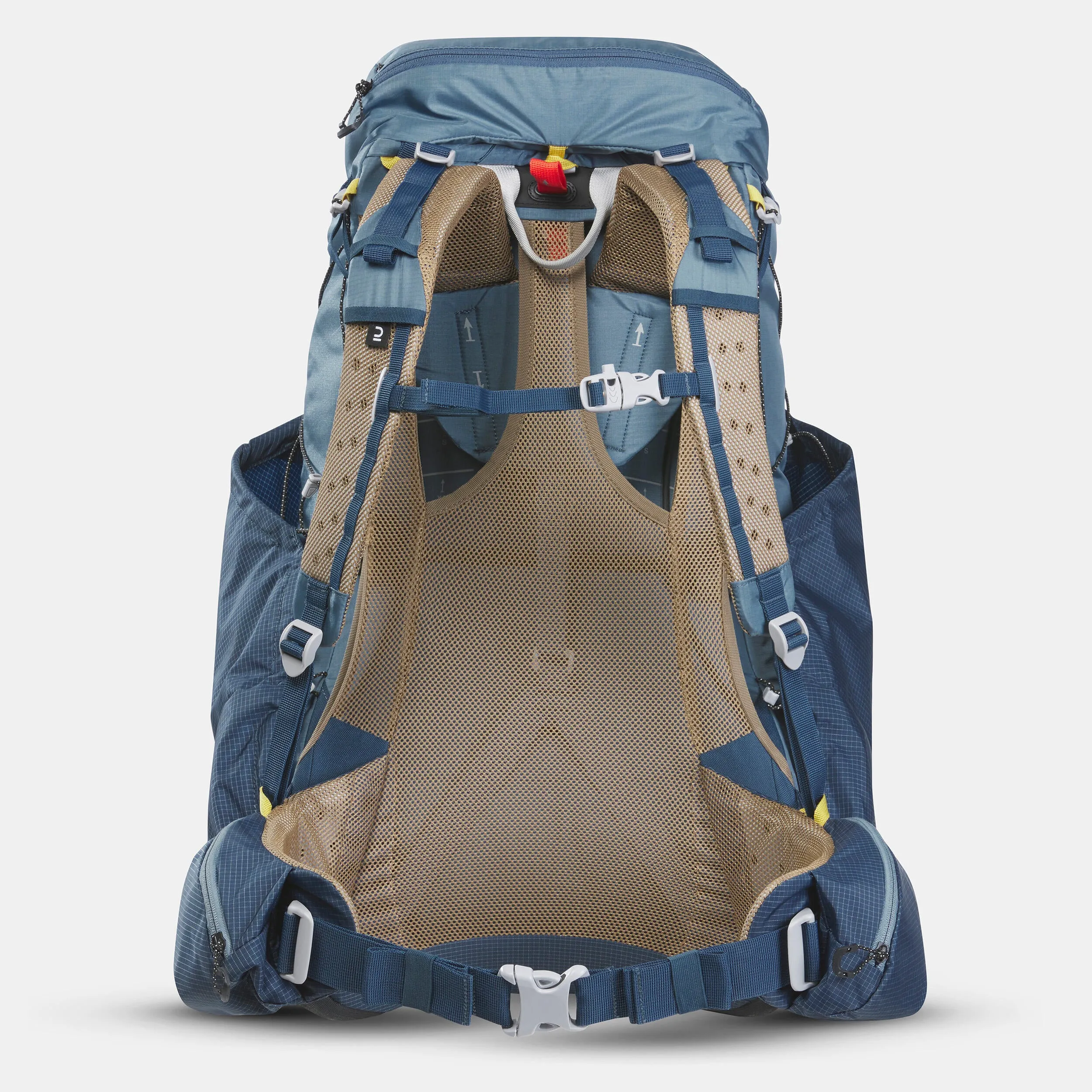 Men's tourist backpack 50 10 l Forclaz MT900 UL, gray-blue