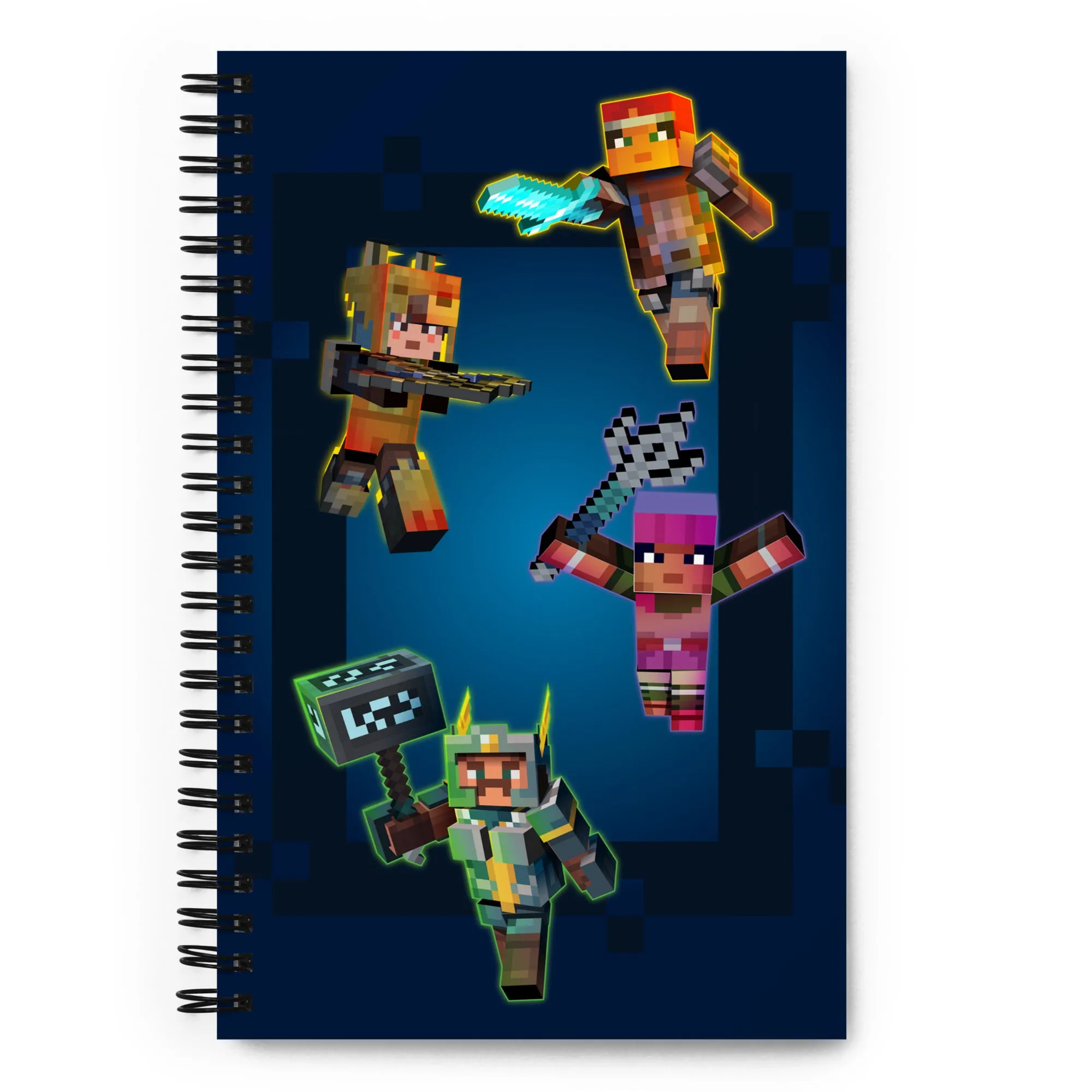 Minecraft Dungeons Heros Spiral Notebook