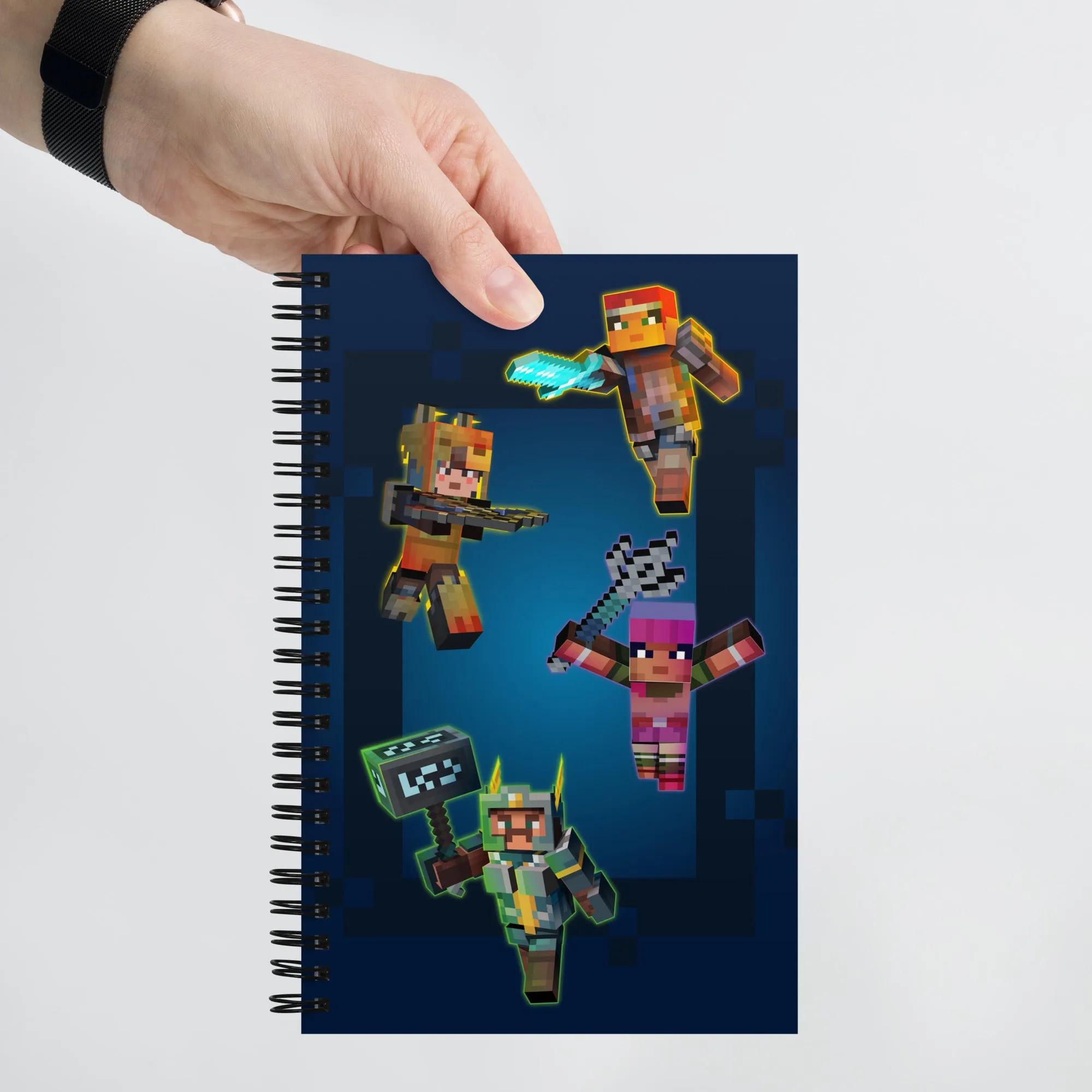 Minecraft Dungeons Heros Spiral Notebook