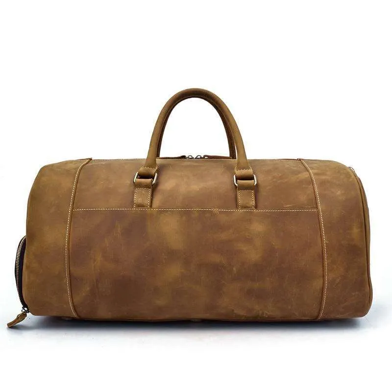 Norseman 100% Leather Weekender with shoe pocket