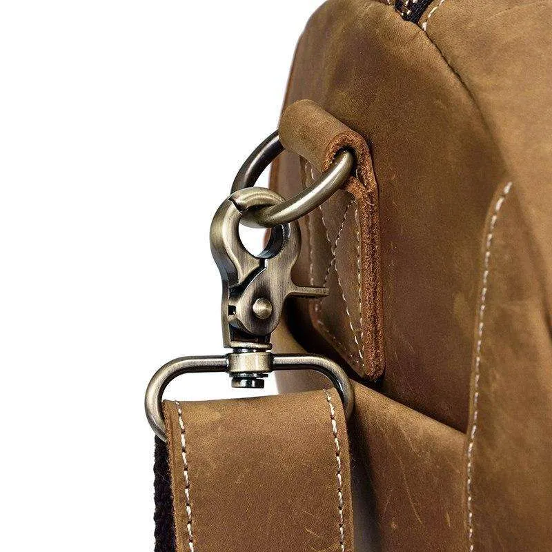 Norseman 100% Leather Weekender with shoe pocket