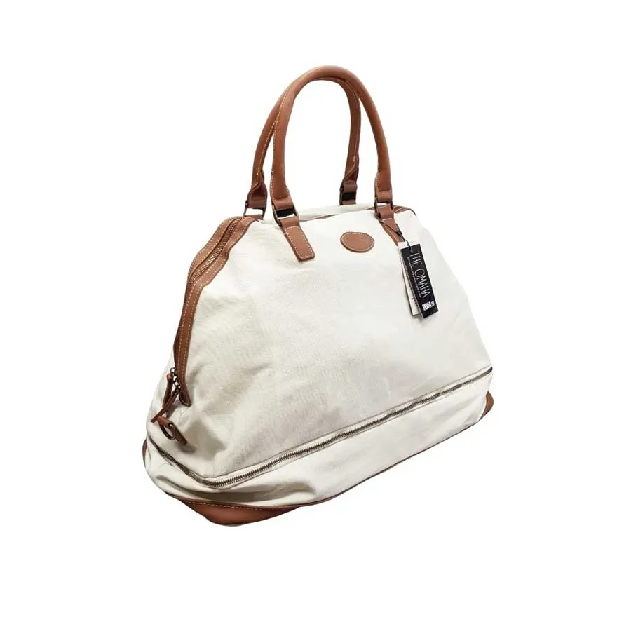 Omaha Overnight Bag - Cream