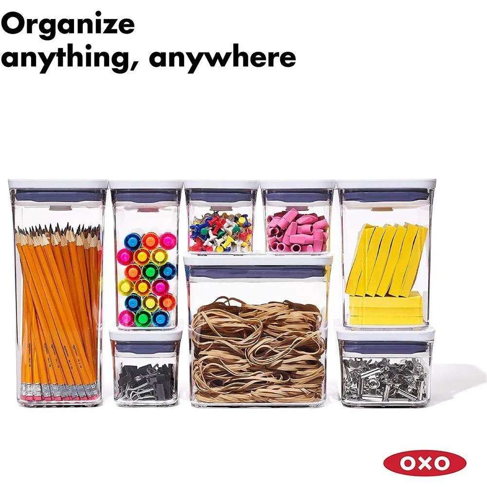 OXO Pop 2.0 3 Piece Square Pantry Container Set