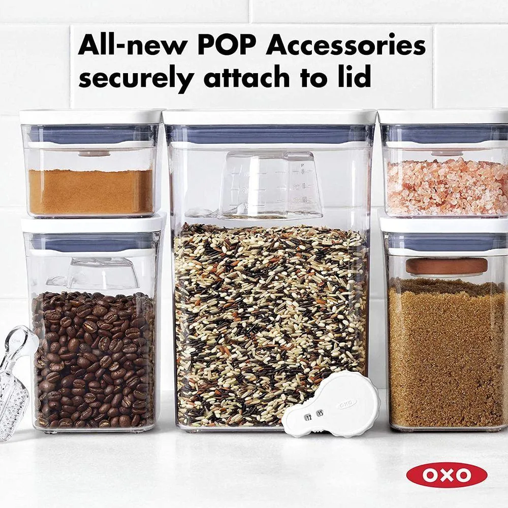 OXO Pop 2.0 3 Piece Square Pantry Container Set