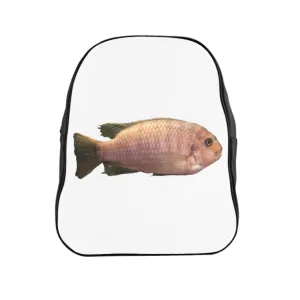 Peach Fish School Backpack