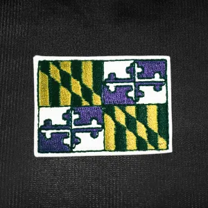 Purple & Gold Maryland Flag / Patch