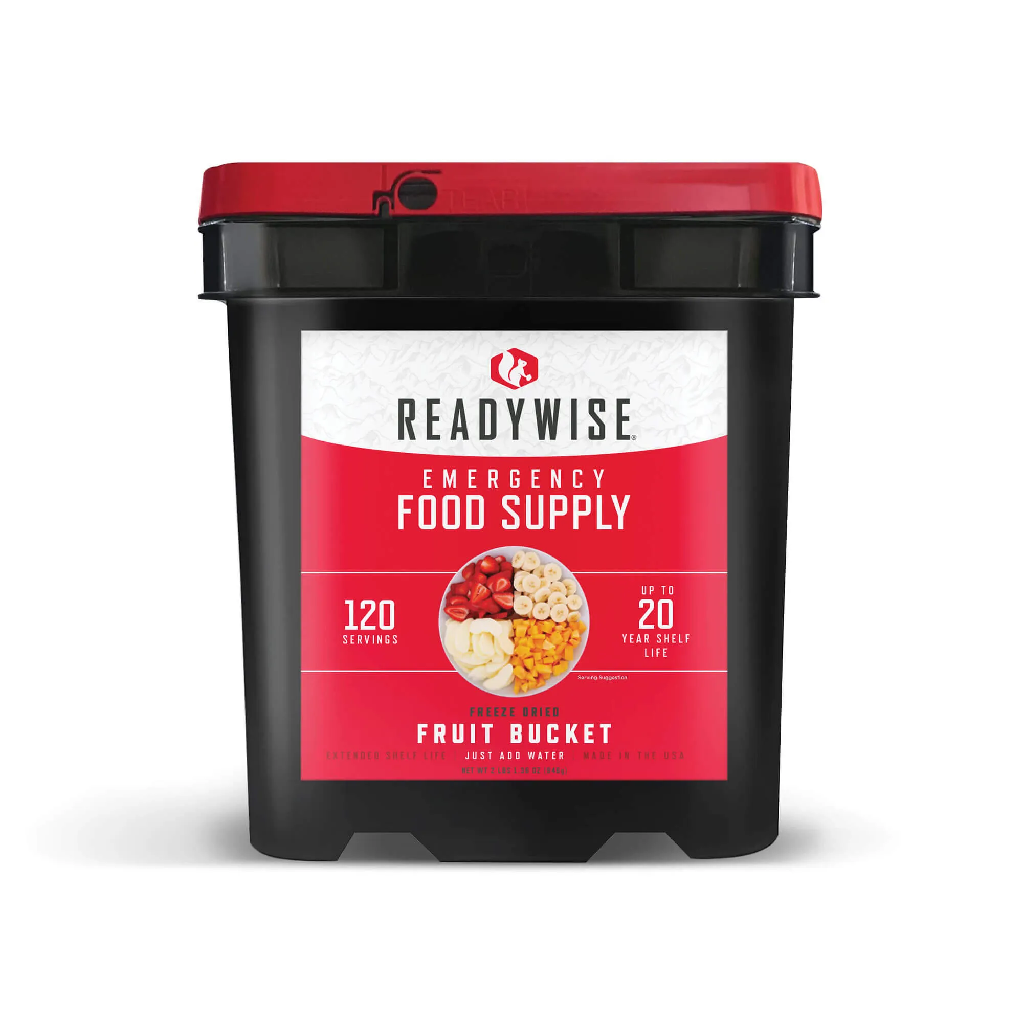 ReadyWise - 120 Serving Freeze Dried Fruit Bucket