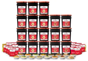 ReadyWise - 2160 Serving Package (18 buckets) - 12 Entrée and 6 Breakfast