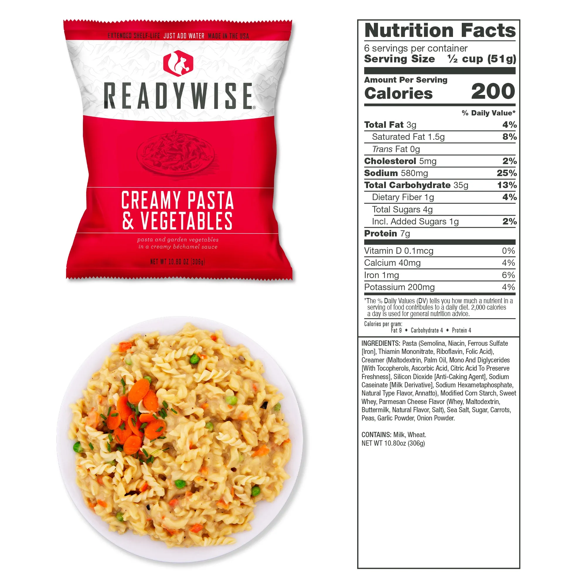 ReadyWise - 4320 Serving Package - (36 Buckets) 24 Entrée and 12 Breakfast