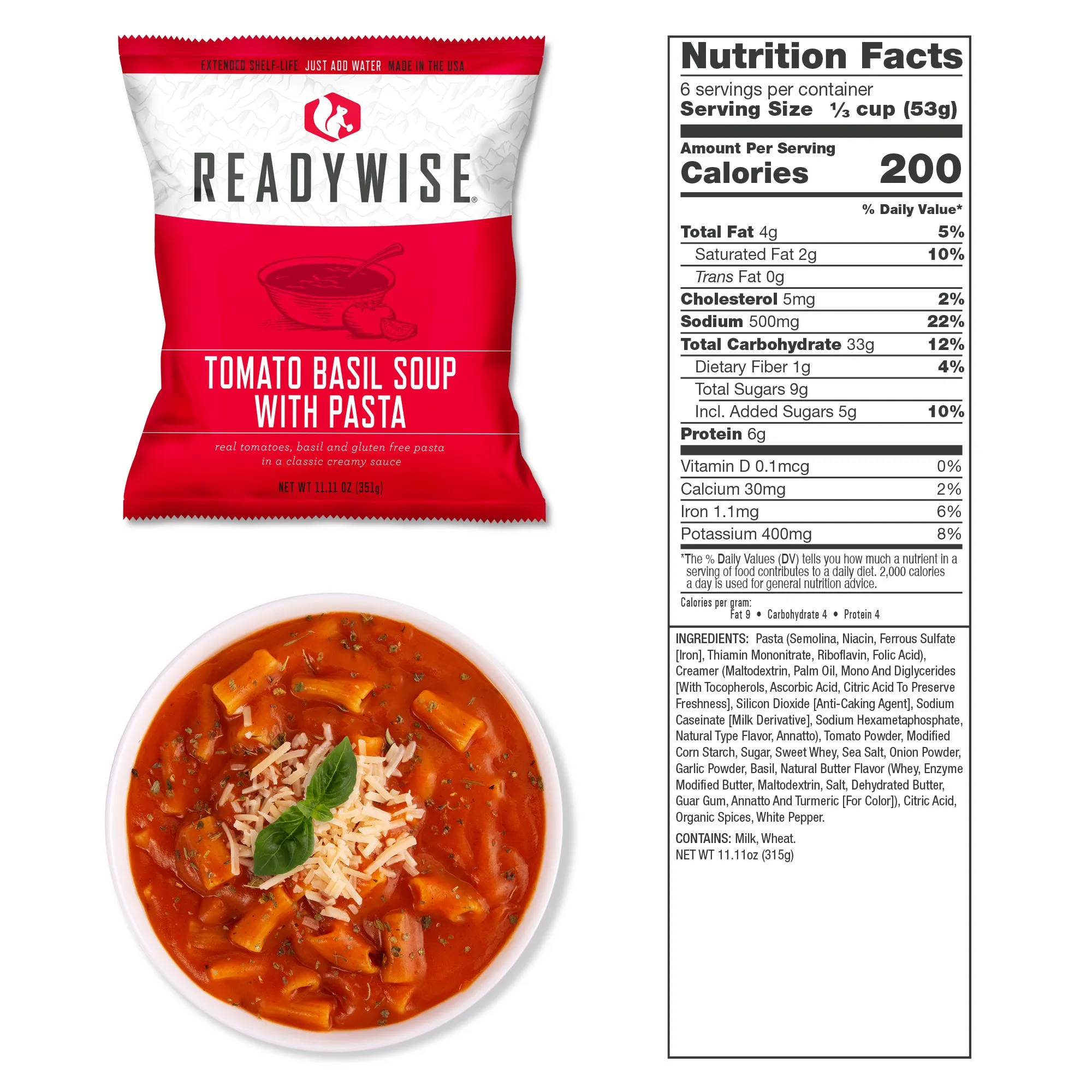 ReadyWise - 4320 Serving Package - (36 Buckets) 24 Entrée and 12 Breakfast