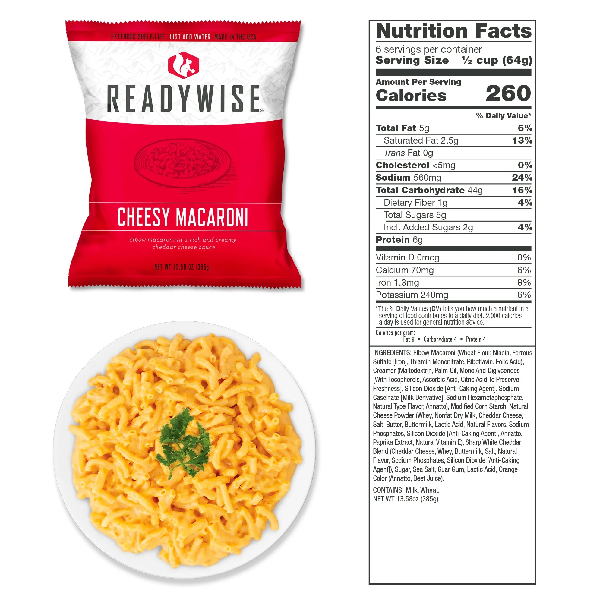 ReadyWise - 4320 Serving Package - (36 Buckets) 24 Entrée and 12 Breakfast