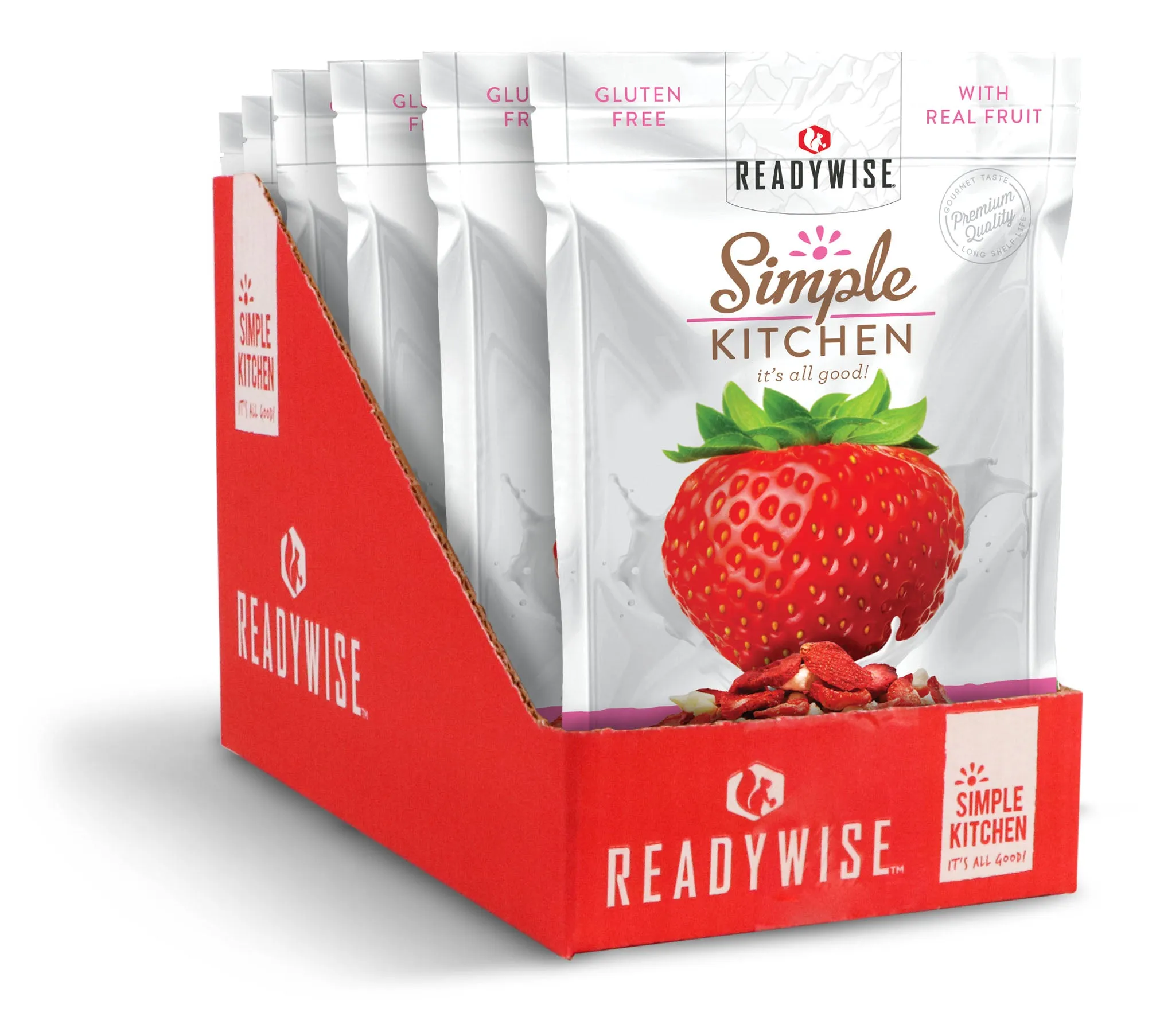 ReadyWise - Simple Kitchen Strawberries & Yogurt - 6 Pack