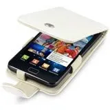 Samsung Galaxy S2 i9100 Leather Flip Case - White