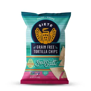 Sea Salt Grain Free Tortilla Chips 5 oz - 6 Bags