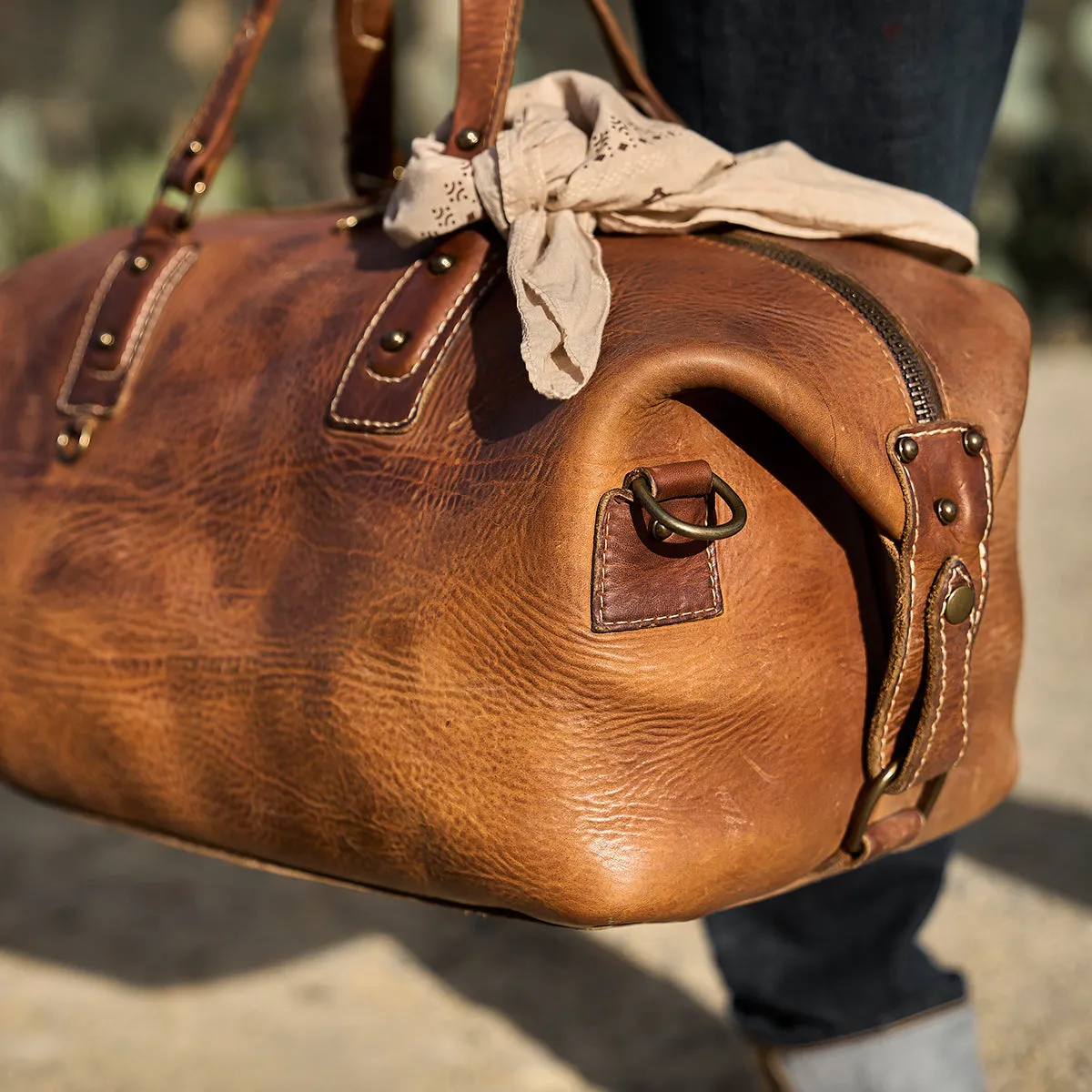 Stone-Washed Americana Duffel #205 | L.E. x9