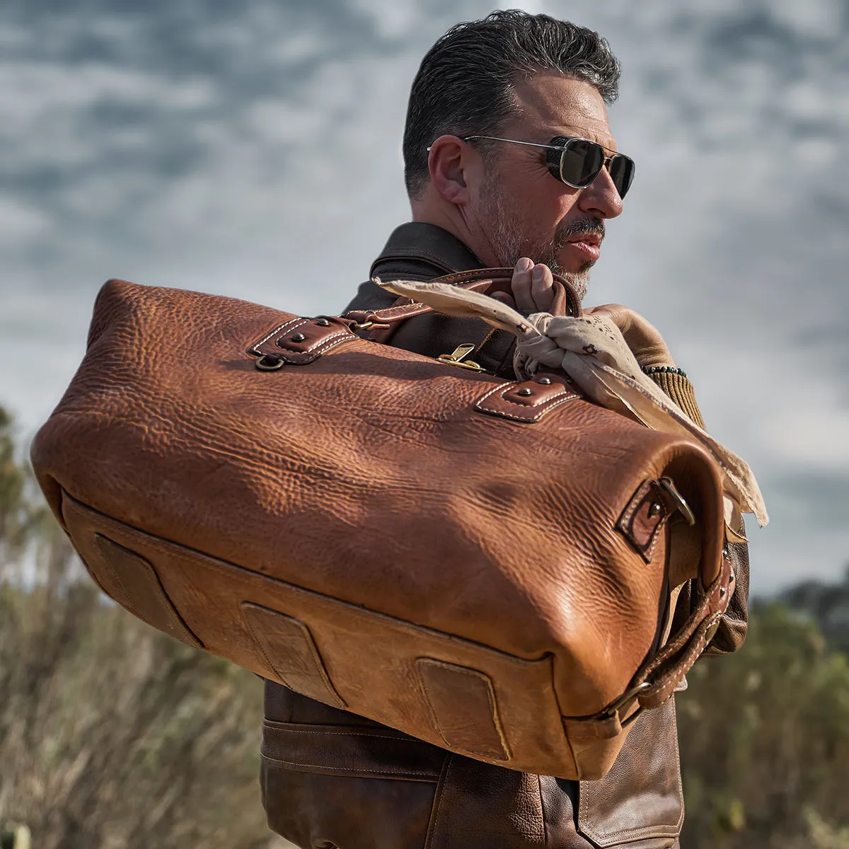 Stone-Washed Americana Duffel #205 | L.E. x9