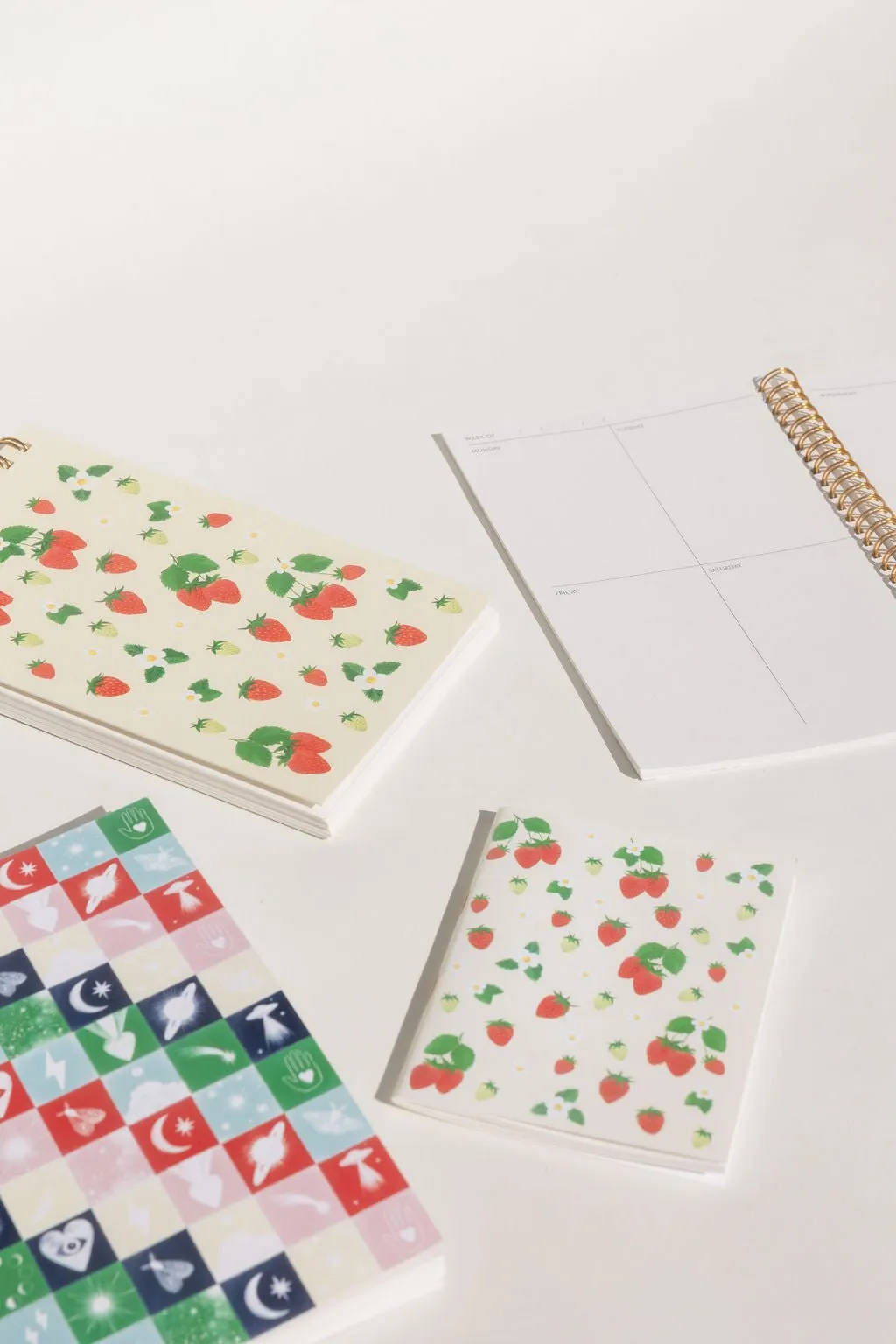 Strawberries Task Pad