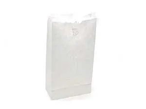 Ten Pound White Paper Bags