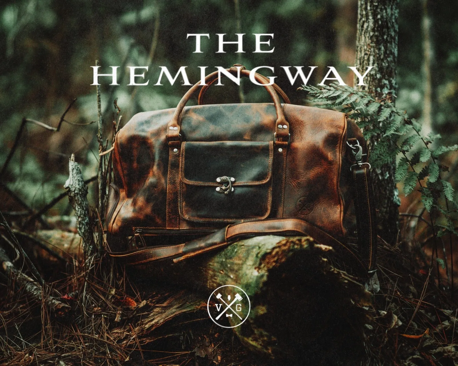 The “Hemingway” Buffalo Leather Duffle Bag