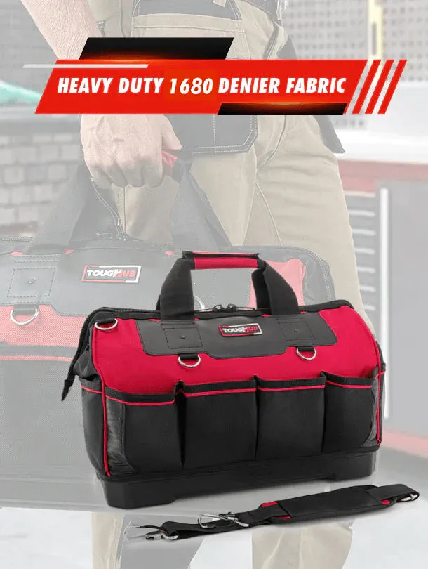 ToughHub 18 Inch Hard Base Tool Bag - THITB31018RHB