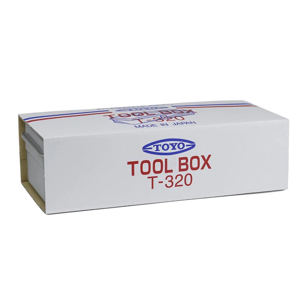 Toyo Steel Trunk Shape Toolbox T-320 Red